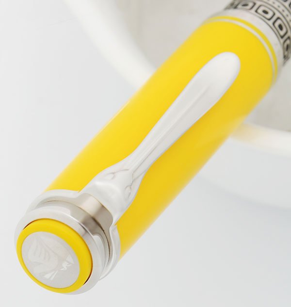 Pelikan M710 Toledo SE Fountain Pen - Yellow, Sterling, Fine 18k